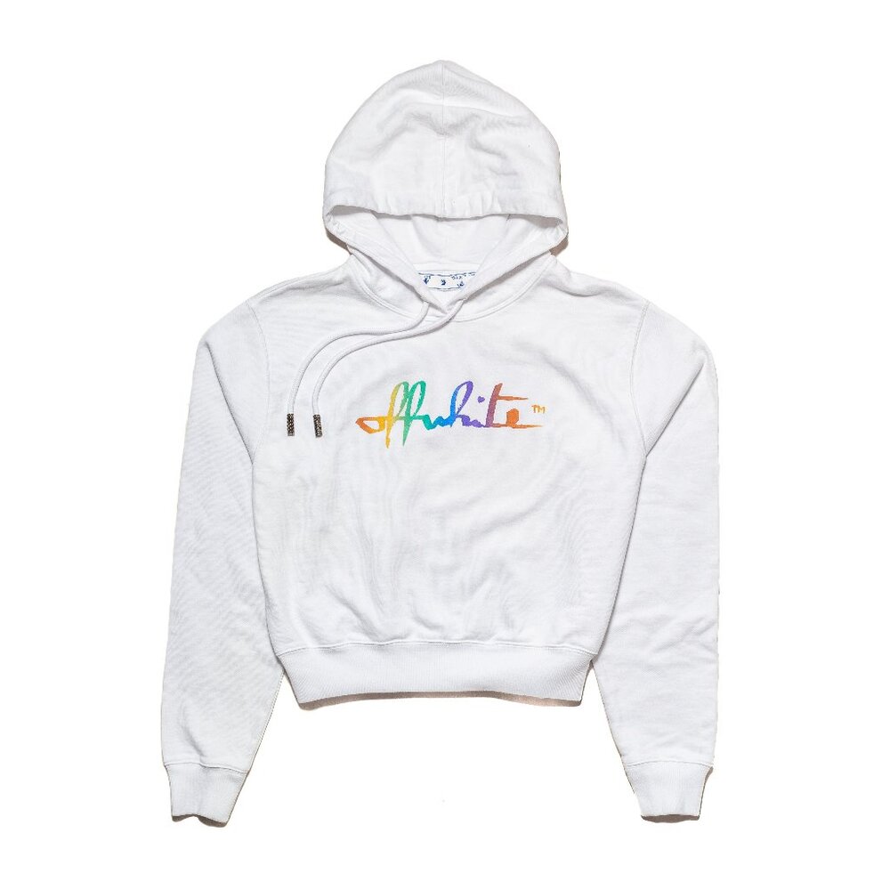 Off-White Rainbow Hoodie White
